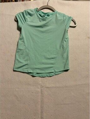 All in Motion Girls' Light Green Activewear Top Size 6-7